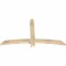 Ekena Millwork Bellingham Rough Sawn Timber Gable Bracket, Douglas Fir, 60"W x 35"H x 2"D x 4"F, 14/12 Pitch GBW060X35X0204BEL00RDF - alternate 4